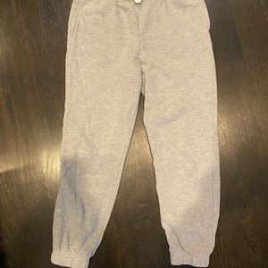 Forever 21 kids girls grey sweatpants size 9/10